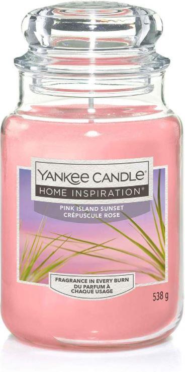 YANKEE CANDLE Yankee Candle Home Inspiration fragranza Pink Island Sunset candela grande